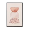 CASA Abstract Decoracion De Pared Negro, Blanco, Marron