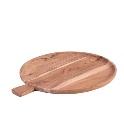CASA Acacia Chic Plato Con Asa Natural Clearance