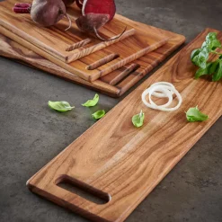 CASA Acacia Lux Tabla Para Cortar Natural Clearance