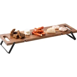 CASA Acacia Lux Tabla Para Servir Negro, Natural Discount