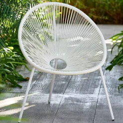 CASA Acapulco Silla Lounge Blanco Online