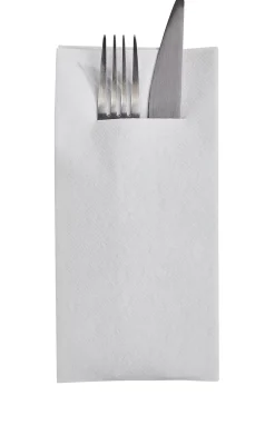 CASA Airlaid Servill./Cubiert. Juego De 12 Gris New