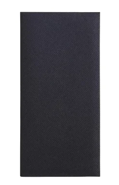 CASA Airlaid Servill./Cubiert. Juego De 12 Negro Discount