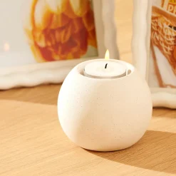 CASA Alba Soporte Para Vela Pequena Blanco Clearance