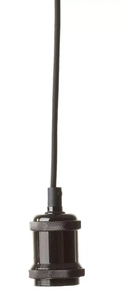 CASA Alu Lampara Colgante Negro, Metal Best