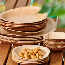 CASA Areca Leaf Platos Juego De 6 Natural Best