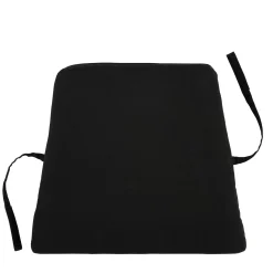 CASA August Cojin De Asiento Negro