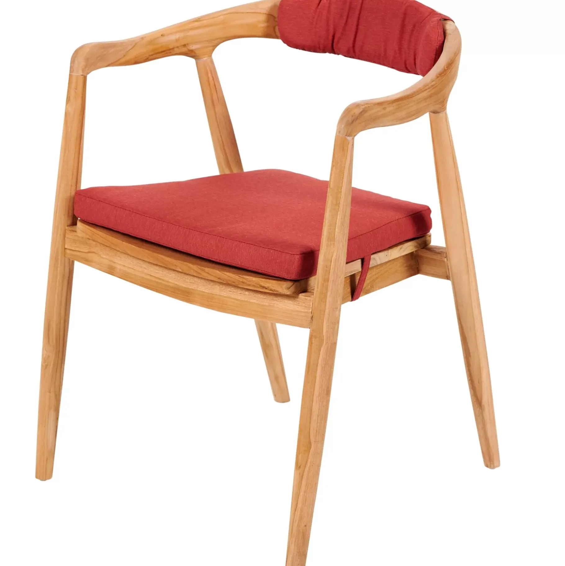 CASA August Cojin De Asiento Rojo Hot