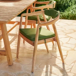 CASA August Cojin De Asiento Verde Sale