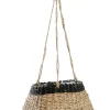 CASA Baku Macetero Colgante Negro, Natural Best