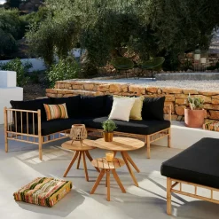 CASA Bambolette Silla Esquinera Aspecto Bambu New