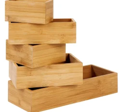 CASA Bamboo Organizador Para Cajon Natural Hot