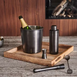 CASA Bartender Vaso Graduado Gris Oscuro New
