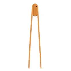 CASA Basic Bamboo Tenazas Para Barbacoa Natural Discount