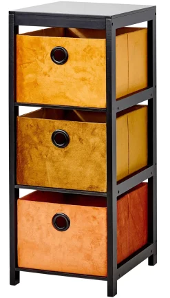 CASA Basic Estanteria Negro Hot