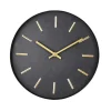 CASA Black Reloj De Pared Negro Best