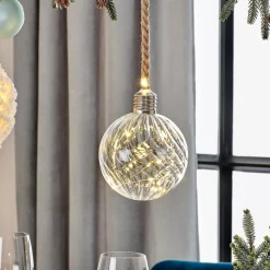 CASA Bloxem Bola Decorativa Con 20 Leds Transparente Hot