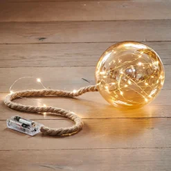CASA Bloxem Bola Decorativa Con 21 Leds Dorado Best