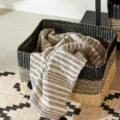 CASA Bobo Cesta Negro, Natural Sale