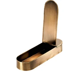 CASA Brass Cubo Basura Mesa Bronceado New