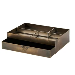 CASA Brass Organizador De Escritorios Bronceado Discount