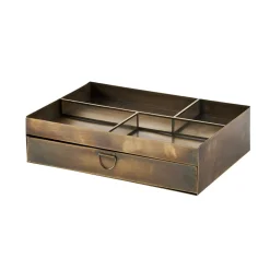 CASA Brass Organizador De Escritorios Bronceado Discount