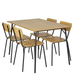 CASA Brody Silla De Comedor Natural Discount