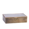 CASA Brush Caja De Almacenaje Dorado Discount
