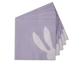 CASA Bunny Paquete De 20 Servilletas Morado Best