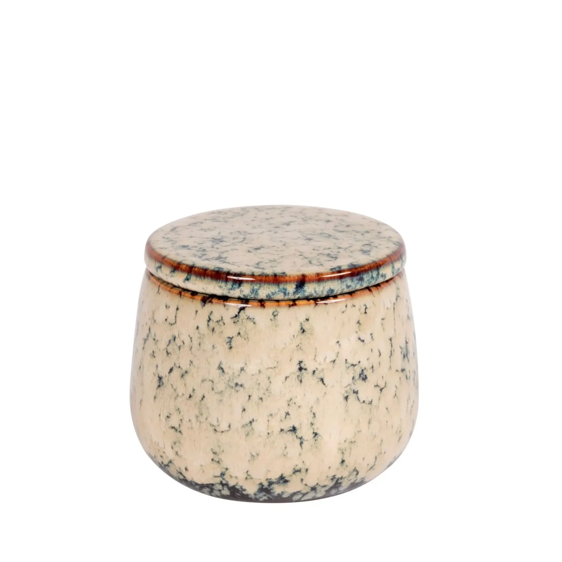 CASA Ceramic Vela En Maceta Azul