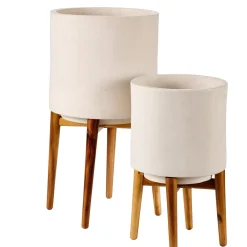 CASA Chiaro Macetero Blanco Outlet