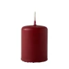 CASA Cilindro Cilinderkaars Rojo Oscuro Hot