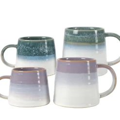 CASA Cora Taza Verde, Morado Best