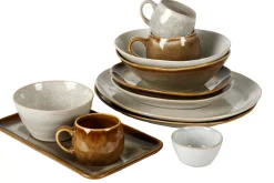 CASA Cozy Plato Marron Discount