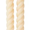 CASA Curl Velas Juego De 2 Beis Discount