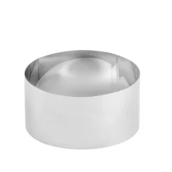 CASA Damier Anillo Para Tarta Juego De 4 Plateado Sale