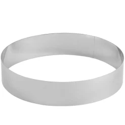 CASA Damier Anillo Para Tarta Juego De 4 Plateado Sale