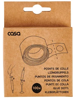 CASA Dot Almohadillas Adhes. Para Velas Blanco Hot