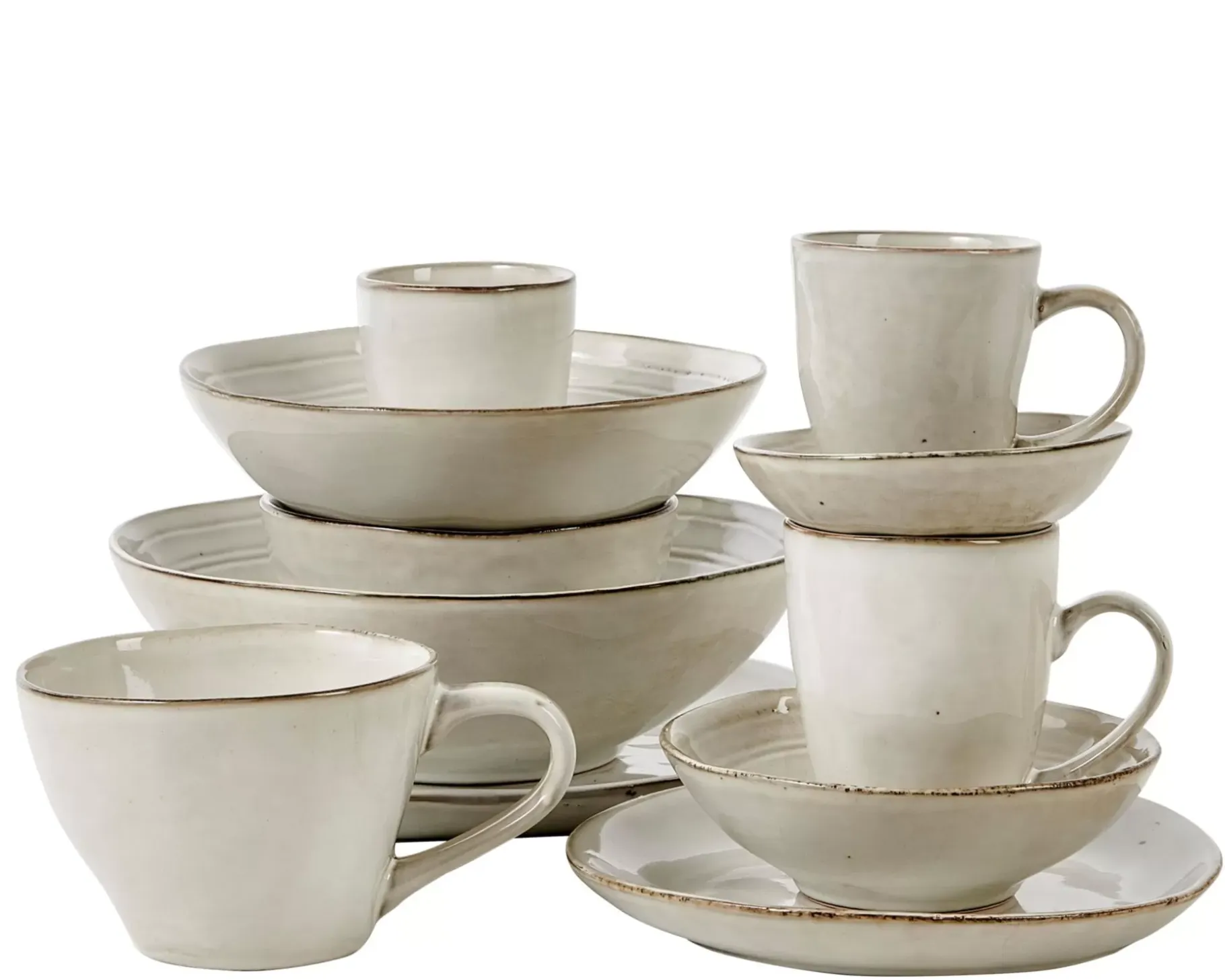 CASA Earth Marl Taza Con Asa Crema New