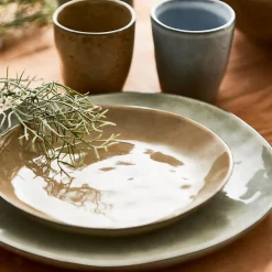 CASA Earth Sand Plato De Postre Marron Claro Clearance