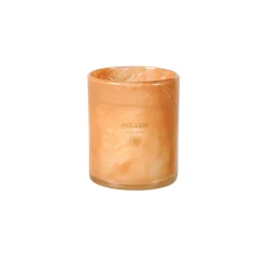 CASA Escape Black Oudh Vela Perfumada En Vaso Blanco, Color Rosa Viejo Outlet