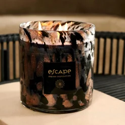 CASA Escape Indian Inspiration Vela Perfumada Xl Negro, Cobrizo, Multicolor Outlet