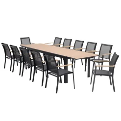 CASA Ethan Mesa Extensible Negro, Natural Online