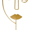 CASA Face Decoracion Con Pie Dorado