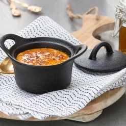 CASA Fero Cazuela Para Horno Con Tapa Negro Sale