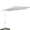 CASA Fiji Parasol Colgante Sin Pie Gris Claro Outlet