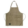 CASA Fire Delantal Verde Marron Discount