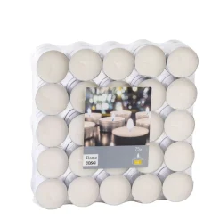 CASA Flame Velas Pequenas Juego De 75 Blanco Outlet