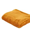 CASA Flanella Manta Amarillo Oscuro Hot