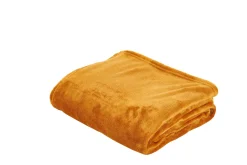 CASA Flanella Manta Amarillo Oscuro Hot